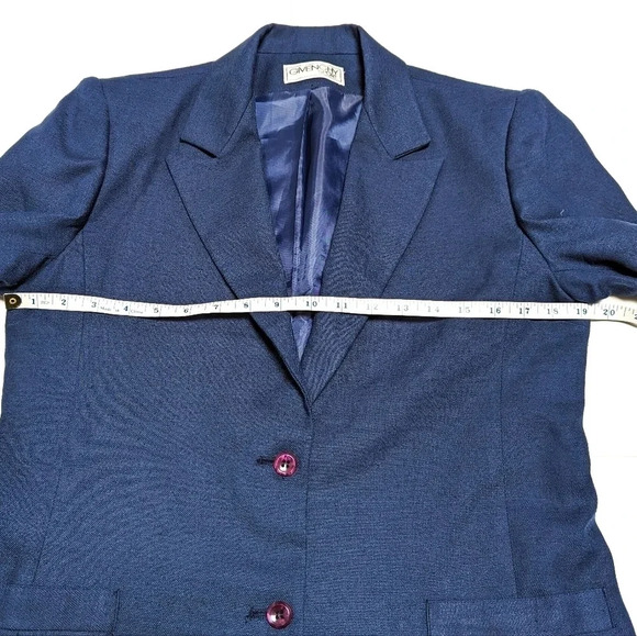 Vintage Givenchy Sport Blazer Silk Blend 12 Academia Old Money Quiet Luxury - Picture 8 of 16